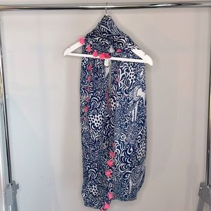 NWT Lilly Pulitzer resort infinity loop scarf in High Tide